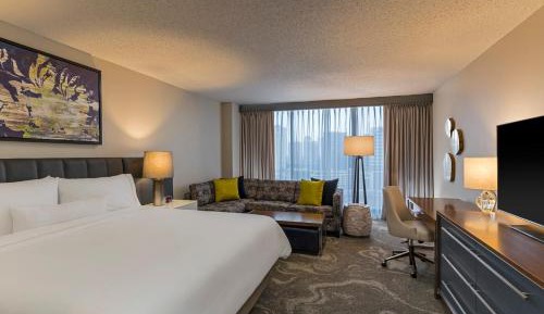 Deluxe, Guest room, 1 King, High floor