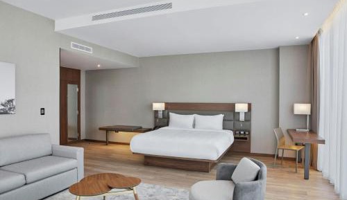 One-Bedroom King Suite with Sofa Bed and City View