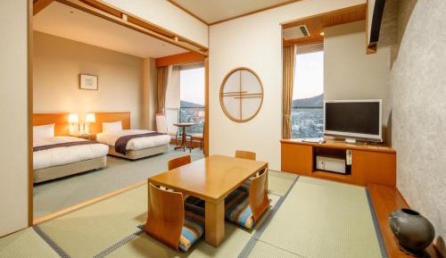 Family Room with Shared Bathroom