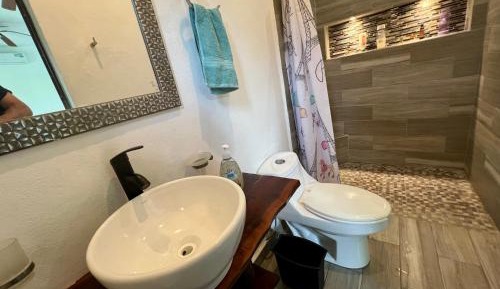 Quadruple Room with Balcony and view to the garden and pool