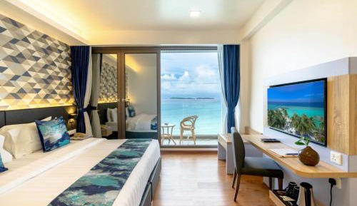 Premium Double Room with Balcony and Sea View