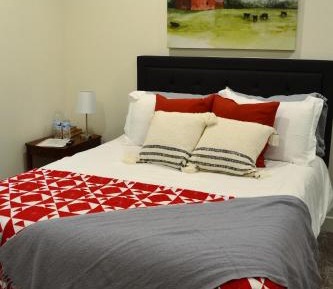 Deluxe Queen Room - located in the basement