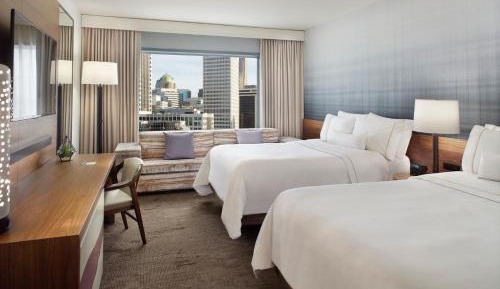 Deluxe, Guest room, 2 Double, High floor