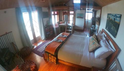Family Room with Mountain View