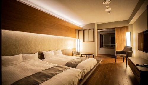 Deluxe Twin Room with Open-Air Bath and Ocean View - Non-Smoking