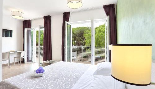 Superior Double Room with Terrace and Pinewood View