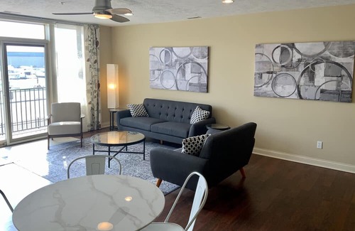 Saint Joseph Apartment | Beautiful downtown condo with marina views, minutes from the beach