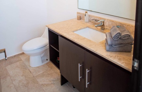 Chicxulub Puerto Apartment | Ocean views from all rooms of this Beachfront unit