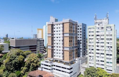 Federacao Apartment | Studio Moderno em cond. c/piscina HFO0208