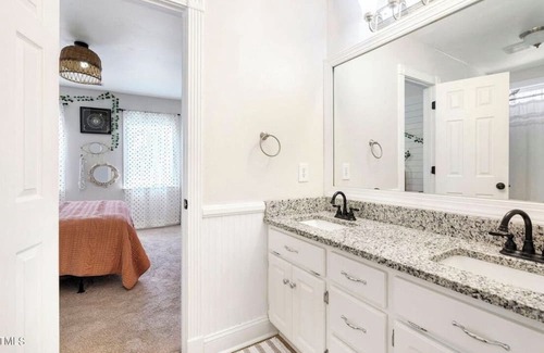 Garner House | Tucked away in the forest on over an acre,perfect for a cozy family getaway