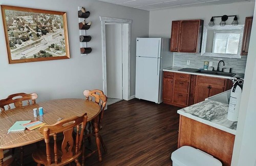 Gibbon Apartment | A unique one of a kind stay at a former farmers co-op located near downtown