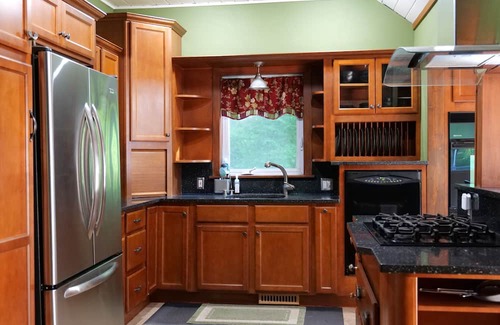 Hesperia Cabin | White River Trout House Hesperia MI Riverfront Cabin