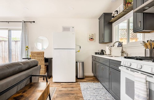 Opal Cliffs Apartment | Cozy cottage two blocks to the beach!