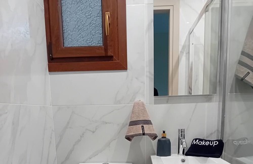 Samos House | Comfortable villa with sea view! Free parking and garden with outdoor furniture.