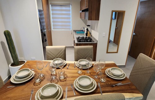 Ampliacion Juarez Condo | Villa Ballena: nuevo depa de 2 recamaras 1 bano cerca del centro