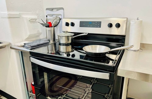 Topeka House | Stylish Studio Apartment in Topeka - Long Stays Available!