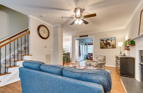 Kipling House | Spacious Holly Springs Home w/ Hot Tub & Fire Pit!