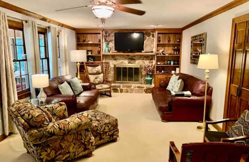 Stone Mountain House | Private acreage with in-ground pool, sunroom, & two kitchens - dog-friendly