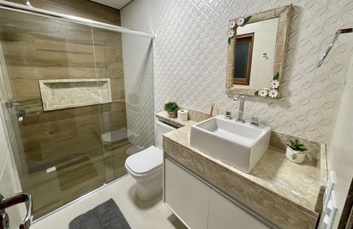 Jabaquara House | Casa Super Nova Praia do Jabaquara -3 Suítes