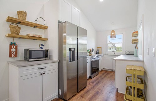 Bridgman House | Dog-friendly home near Lake Michigan with pool, hot tub, & modern interior