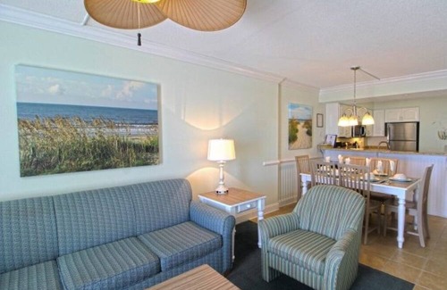 The Dunes Condo | Beautiful Ocean Front 2 bed, 2 bath condo with full kitchen and in-unit laundry