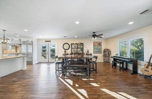 Temecula House | Temecula Wine Country Oasis with Pool Spa Fire Pit Pickleball Views