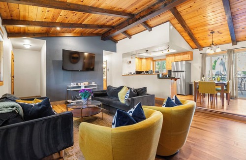 Mountain View Estates House | Steps to Trails & Minutes to Heavenly + Firepit | Bluewood Cabin by AvantStay