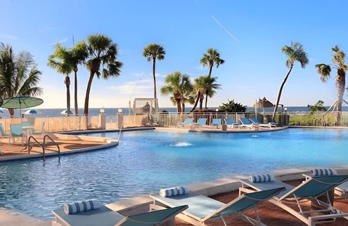 Pinellas Point Hotel | Modern Beach Retreat | Oceanfront Balcony, Marina Dining Near Local Attractions