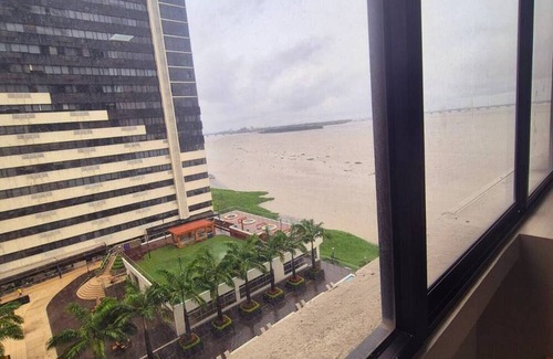 Guayaquil Apartment | Luxury apartment with view of the river and pool and work area