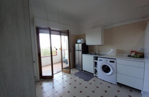 Pace del Mela Apartment | Room 'Stromboli' with Sea View, Wi-Fi and Air Conditioning