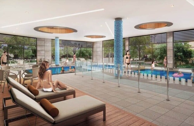 230 Sq Ft. 2 bedrooms and 1 balcony full apartment.