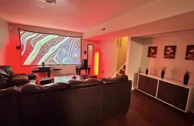 Midnight Oasis Basketball Court