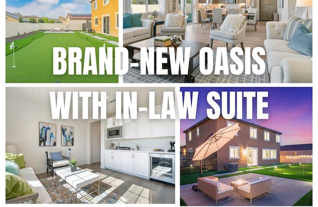 5b4b Brand-New Oasis with In-Law Suite near UCR / 30+ days