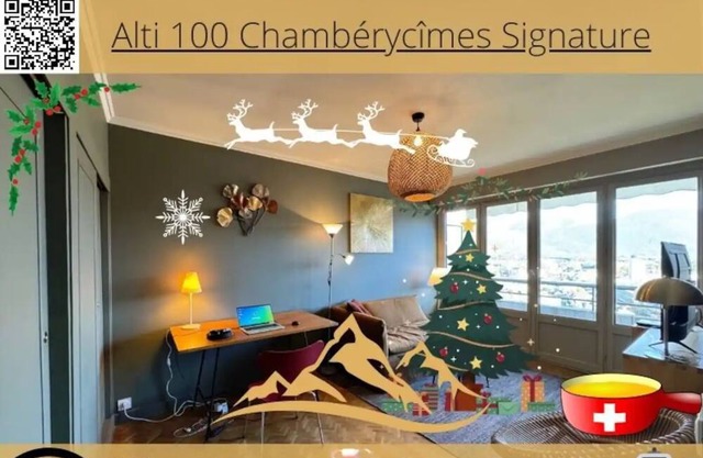 Apartment 'Alti 100 Chamberycimes Signature' with Mountain View, Balcony and Wi-Fi