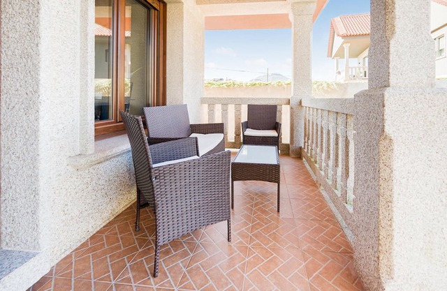 In charming A Guarda welcomes you this Galician villa with beautiful outdoor area.
