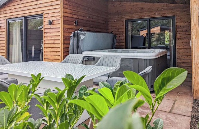 A beautiful bespoke lodge perfect for a family escape with pets.