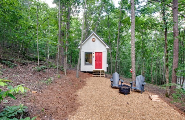 Picturesque Tiny Cabin Surrounded by Nature in Alabama