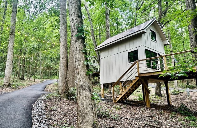 Breathtaking Treehouse with Barbecue and Hot-tub in Scottsboro, Alabama