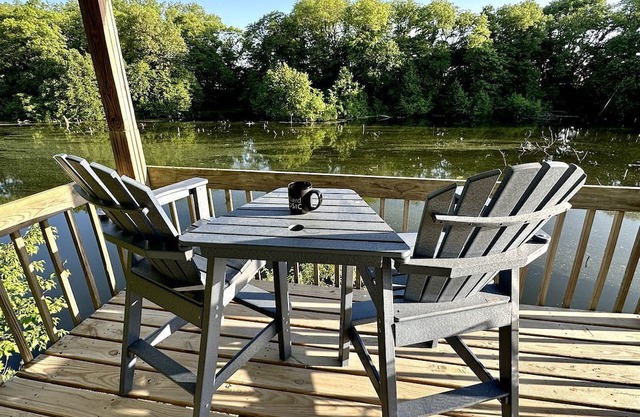 Glenwood Glamping Vacations at this Charming Covered Wagon Rental in Iowa