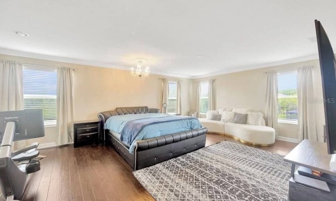 Live Oak Preserve House | Spacious 6 bedroom house with pool and grotto, movie theater room, AC and Wifi.