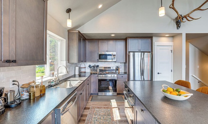 Tamarack Resort Cabin | Lakefront Family Getaway in Donnelly w/ Swim Spa!