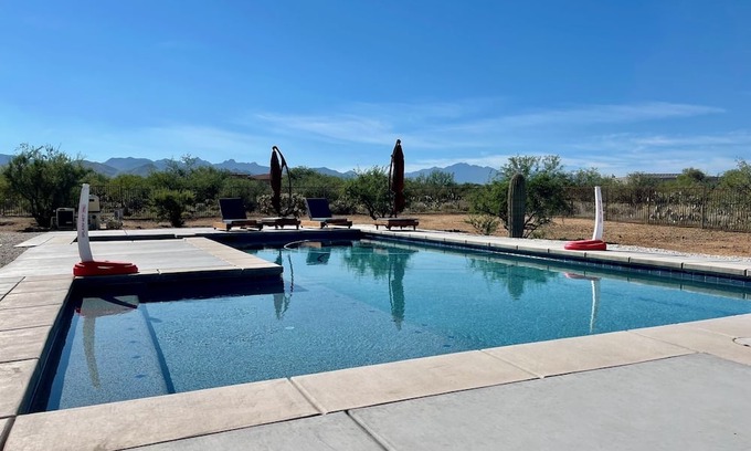 Vail House | Private Desert Oasis on 4 Acres with Private Lap Pool & Hot Tub