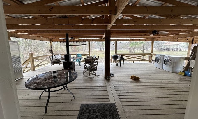 Poplarville Cabin | Cozy 2-bedroom cabin with WiFi, AC on the Pearl River in Angie, LA.