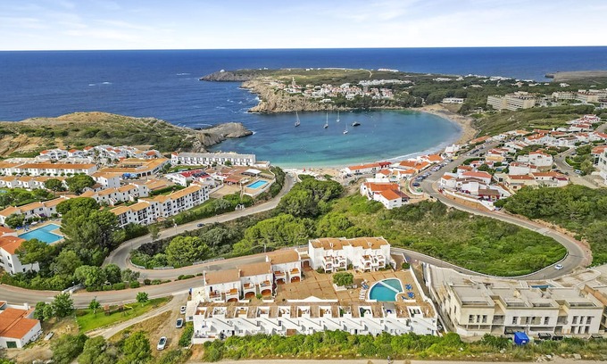 Arenal d'en Castell Apartment | Holiday Apartment "319 Castell Sol" with Shared Pool, Private Terraces & Wi-Fi