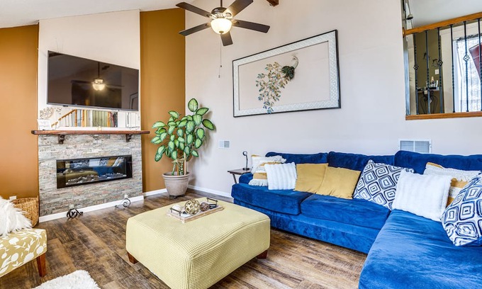 New Castle House | Birmingham Home w/ Patio, BBQ Grill & Family Games