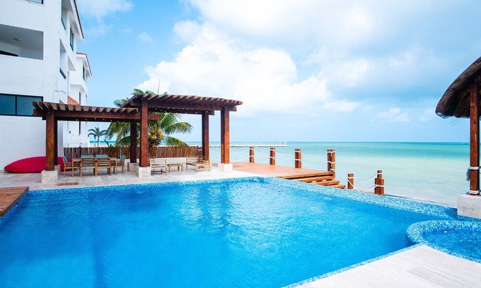 Yucatan Peninsula Condo | Brand New Beachfront Deluxe 3 BR Condo
