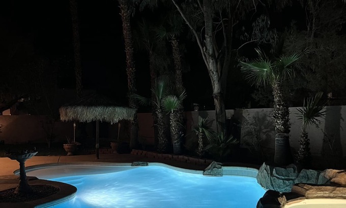 Rhodes Ranch House | “5BR Luxe Home + office, Private Pool & Spa in Rhodes Ranch golf court - Vegas!”