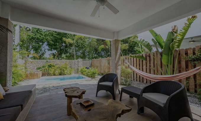 Rio San Juan Villa | Villa Gri Gri: Beach walking distance Rio San Juan