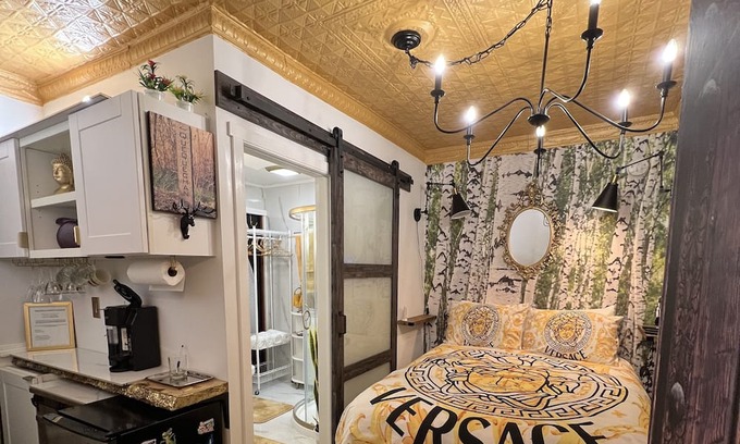 Fall River Apartment | Luxurious bedroom with private bathroom in the Flint Village area of Fall River