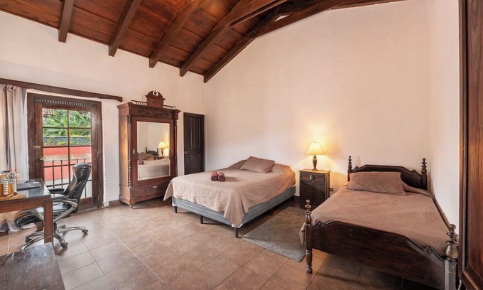 Antigua Guatemala Apartment | Apartment with Volcano View + Room.